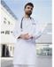 Karlowsky Men's Workcoat with concealed button placket KY162 - White - 56