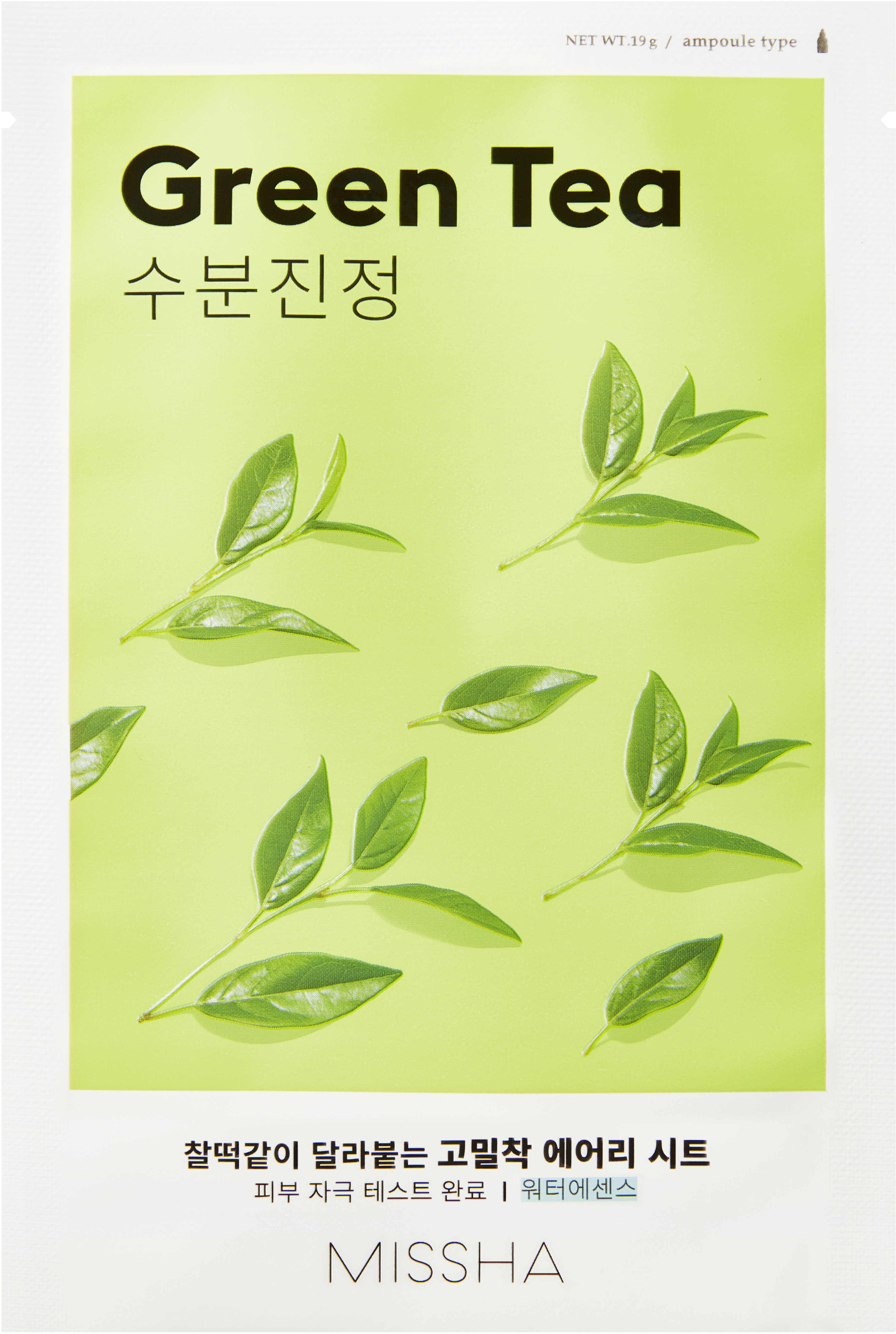Missha Airy Fit Sheet Mask Green Tea 19 g