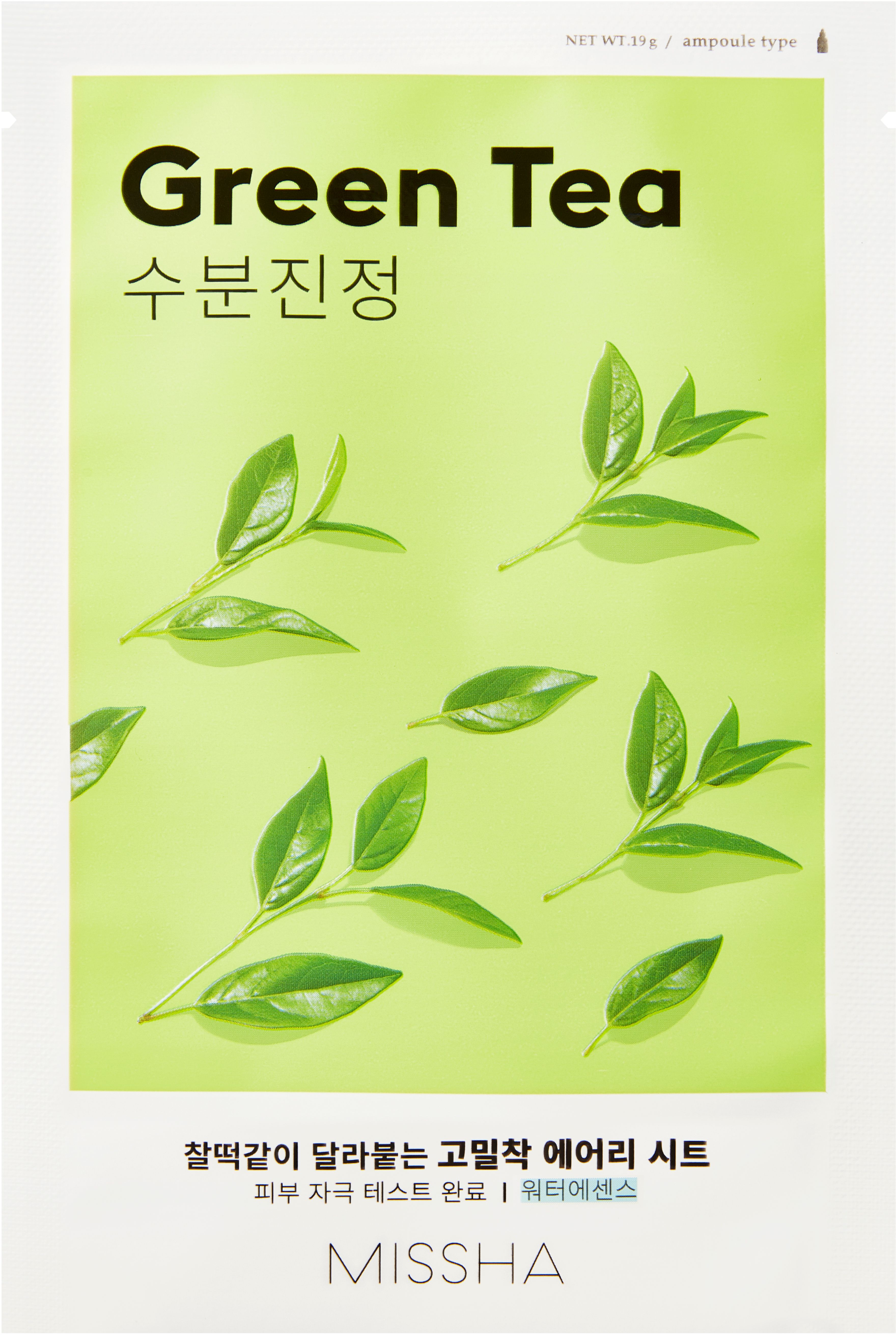 Missha Airy Fit Sheet Mask Green Tea 19 g