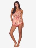 Lipsy Korte pyjama beige / pink / rosa / donkerroze
