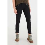 Fransa Zio Slim Fit Broek - Zwart
