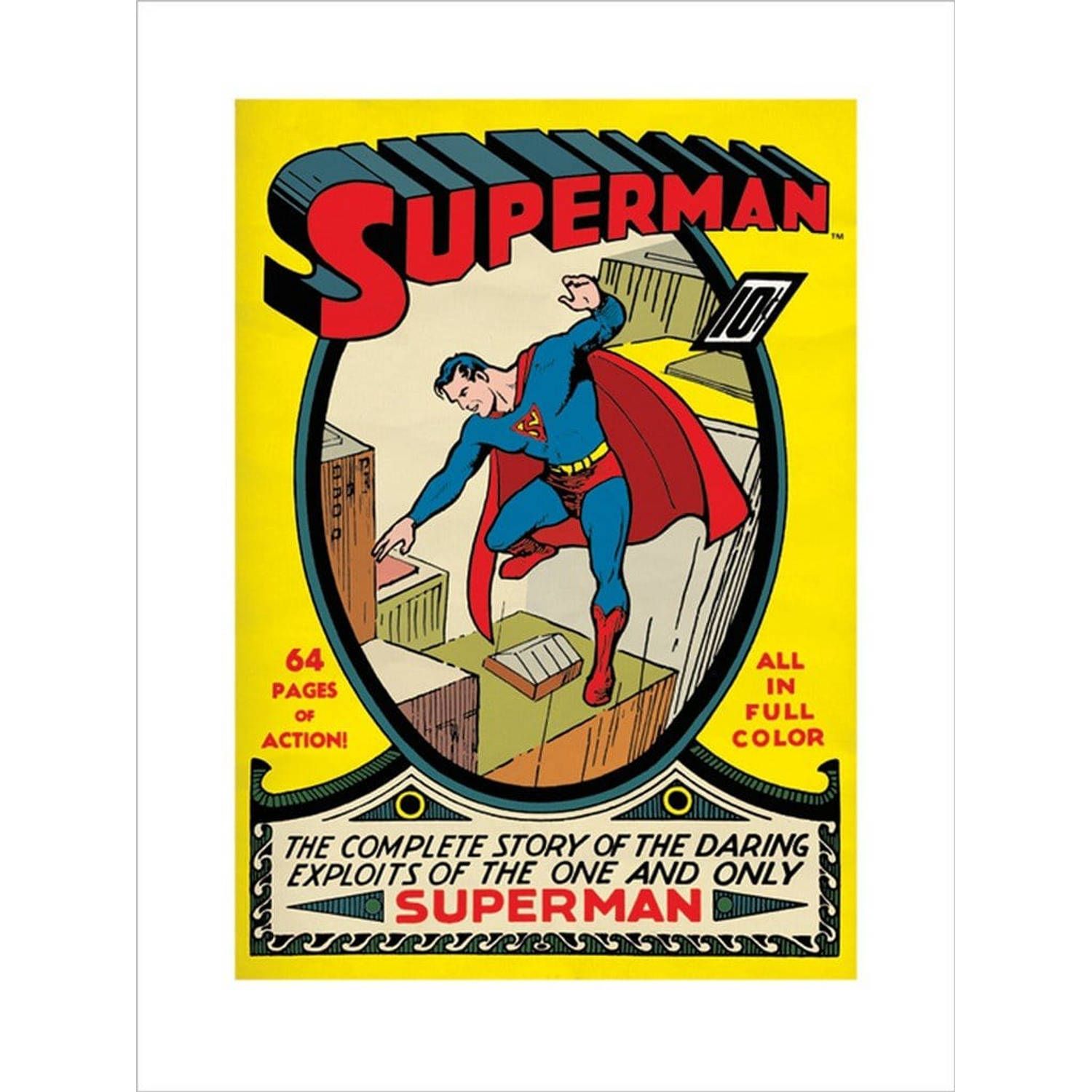 Pyramid Superman No 1 - Kunstdruk - 60x80cm - Papier - 5051265401144