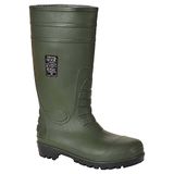 Portwest FW95 Totale Veiligheidslaars PVC-Nitril Waterdicht Stalen Neus | Groen, 38, S5