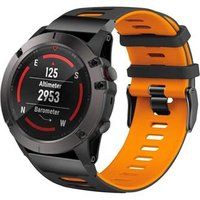 Armband SZSMART Pioneer- voor Garmin Instinct 2 Surf Edition zwart en oranje