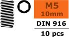 Revtec Jeu de vis sans tête M5X10 Acier 10 pcs