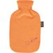 Fashy Warmwaterkruik 2,0 l met fleece overtrek met borduurwerk "Piloten", oranje