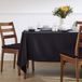 Homescapes nappe noir - 137 x 228 cm, 100% Coton
