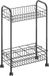 Metaltex Keukentrolley - Opbergkar - Trolley met flessenrek - Zwart