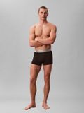 Calvin Klein Underwear Trunk 3-pack Black Body W/moon Mist Logo/black Taille: XS