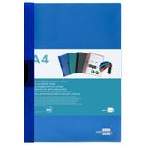 Liderpapel Dossier Zijklem, polypropyleen, DIN A4, transparant, blauw