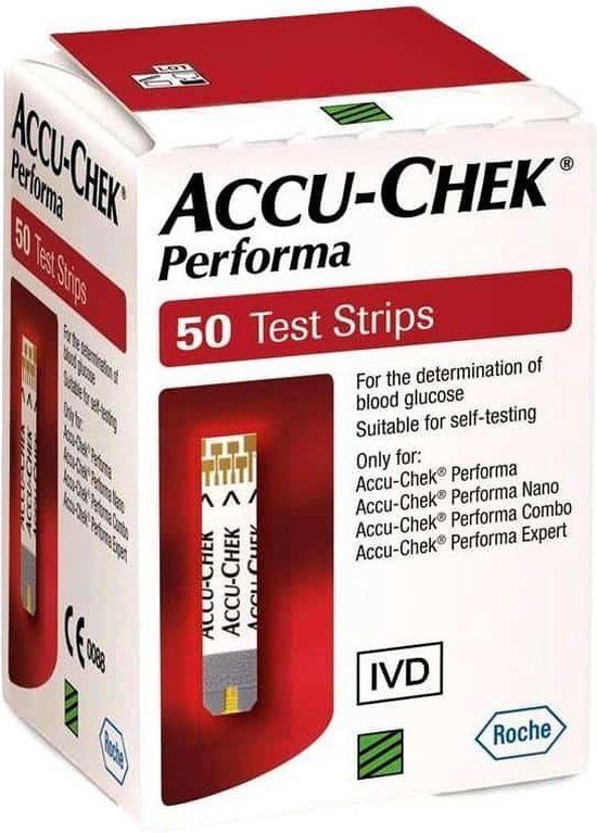 Accu-Chek Performa Teststrips - 50 stuks