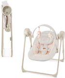 Kinderkraft SWINGEE Wipstoel & Babyschommel – Elektrisch 2-in-1 – Beige