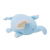 Nemu Nemu Animals 6202779 Pluche dier, olifanfanfan, knuffeldier, extra zacht en behaaglijk, knuffeldier, ontworpen in Japan, knuffelkussen, maat S, 17 cm