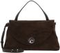 Coccinelle Nikla Suede Bim Handbag Fango / Fango donkergroen