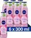 NIVEA Fresh Blends Raspberry Douchegel - 6 x 300 ml