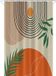 Loti Living Douchegordijn Anti Schimmel – Textured Art - Inclusief ringen – Waterdicht - Polyester - Douchegordijn 120x200 cm