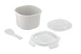 Care + Protect CMRCC8001 Voorraaddoos Rond Container 2,7 l Transparant, Wit