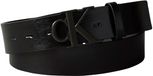 Calvin Klein Heren MONOGRAM BUCKLE 35MM LV04D7016G Riemen, Zwart