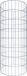 Colonne gabion ronde 47 cm de diamètre, 80 cm de hauteur, espacement des mailles 5 cm x 10 cm