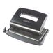 Herlitz 1610591 perforator 2,0 mm met papiergeleider zwart