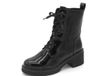 Marco Tozzi Dames Veterboot - 26237-018 Zwart Lak - Maat 40