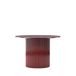 Drawer Lenox Thuis Rondvormig Vaste tafel Bordeaux