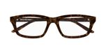 Balenciaga Bb0439o Lunettes de vue homme havane carrées 55mm