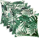 vidaXL Kussensloop 6 pcs HEERLEN Bladpatroon 45 x 45 cm Polyester