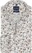 OLYMP Luxor comfort fit overhemd - dobby - blanc avec motif vert et bleu - Repassage facile - Taille du col : 45 (taille UE : XXL)