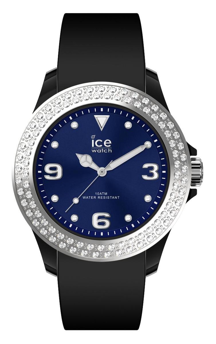 Ice-watch IW017236 Horloge - Siliconen - Zwart - Ø 35 mm