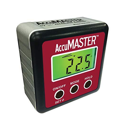 Calculated Industries AccuMaster 7434 2-in-1 magnetische digitale waterpas en gradenboog/hellingsmeter/bevel, nieuwste MEMS-technologie, gecertificeerd IP54 stof- en waterbestendig