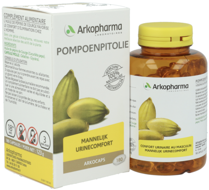Arkocaps Pompoenpitolie 180 capsules