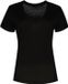Guess T-Shirt Dames Zwart V-hals Korte Mouw Regular Fit