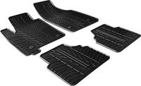 Gledring tapis en caoutchouc geschikt voor Opel Meriva 2003- (profiel T 4-delig + clips de montage)