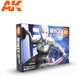 AK interactive AK11609 - Ensemble de couleurs blanches - 6 x 17 ml