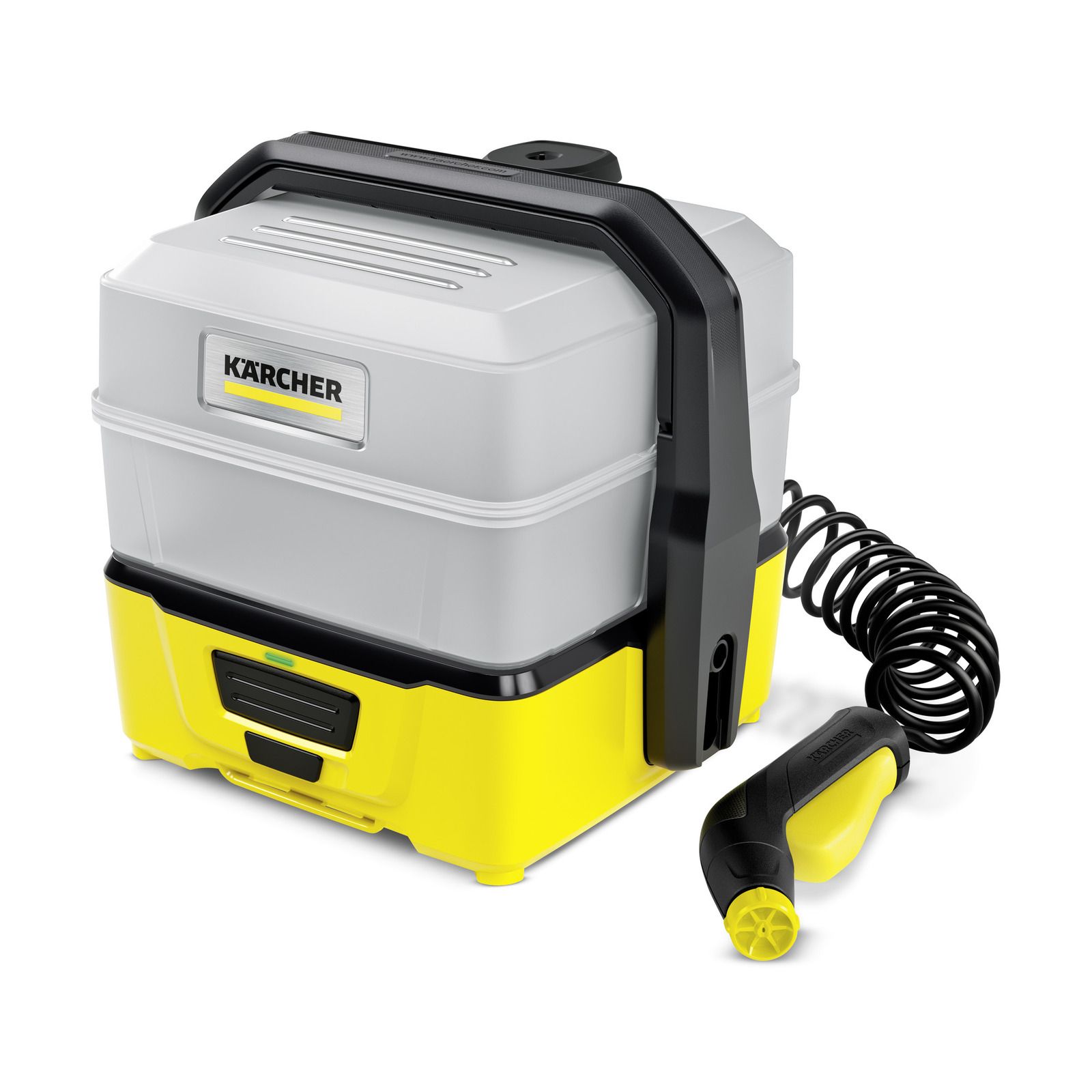 Kärcher OC 3 Plus - Compact Battery Pressure Washer - Black/Yellow