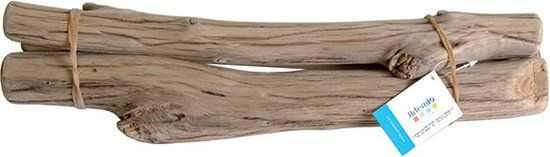 Artemio 3 drijfhout stokken - hout - 35 cm