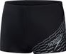 Speedo Medley Logo Aquashort Jongens Sportzwembroek - Zwart/Grijs