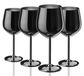 Set de 4 verres à vin en acier inoxydable pour extérieur