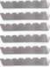 Ensemble de 6 brochettes en acier inoxydable pour grillades
