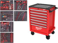 Milwaukee toolguard gevulde stalen gereedschapswagen | 27"/69 cm | grijs | 337-delig - 4932500746