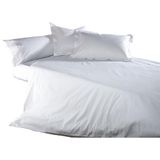 ECOMMERC3 Dekbedovertrek: 240 x 220 cm, zacht, ademend en duurzaam, wit, 100% Made in Spain voor een goede nachtrust