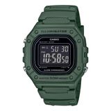 Casio Casio Collection W-218H-3BVEF Horloge - Kunststof - Groen - Ø 41.5 mm