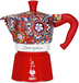 Bialetti Dolce & Gabbana Moka Express - 3 kops - Blauw, Rood, Wit