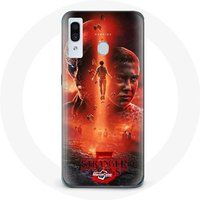 Maniacase Etui voor Samsung Galaxy A30 Stranger Things Poster Serie Seizoen 5