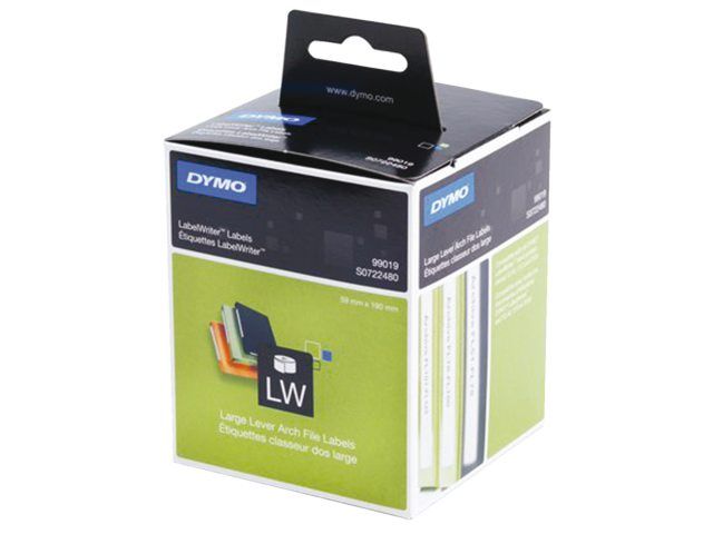 DYMO Etiket 99019 labelwriter 59x190mm ordner breed 110stuk