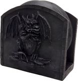 GerichteKeuze Gothic Onderzetters voor Glazen - set van 4 glazen onderzetters met houder Gothic Decoratie 12 cm