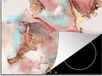 Merkloos KitchenYeah® Inductie beschermer 75x52 cm - Abstract - Inductiebeschermer voor Inductie Kookplaat - Multicolor