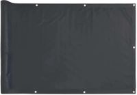 vidaXL Balkonscherm 600x75 cm PVC antracietkleurig