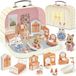 Merkloos Speelgoed Poppenhuis Set